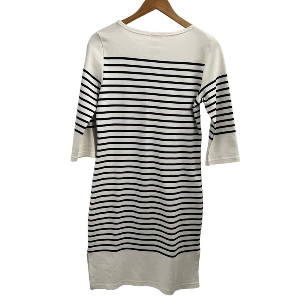 Armor Lux Made In France White & Bluen Nautical Breton Stripe Dress S - Picture 3 of 8